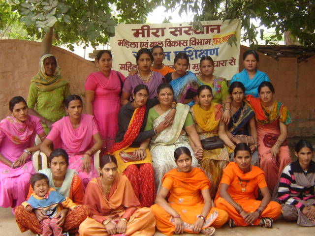 Anganwadi graduates trained by Meera Sansthan